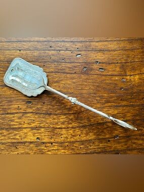 Vintage Italian Silver Plate Serving Tongs